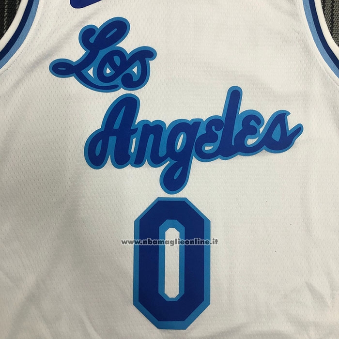 Maglia Los Angeles Lakers Russell Westbrook #0 Classic 2019-20 Bianco